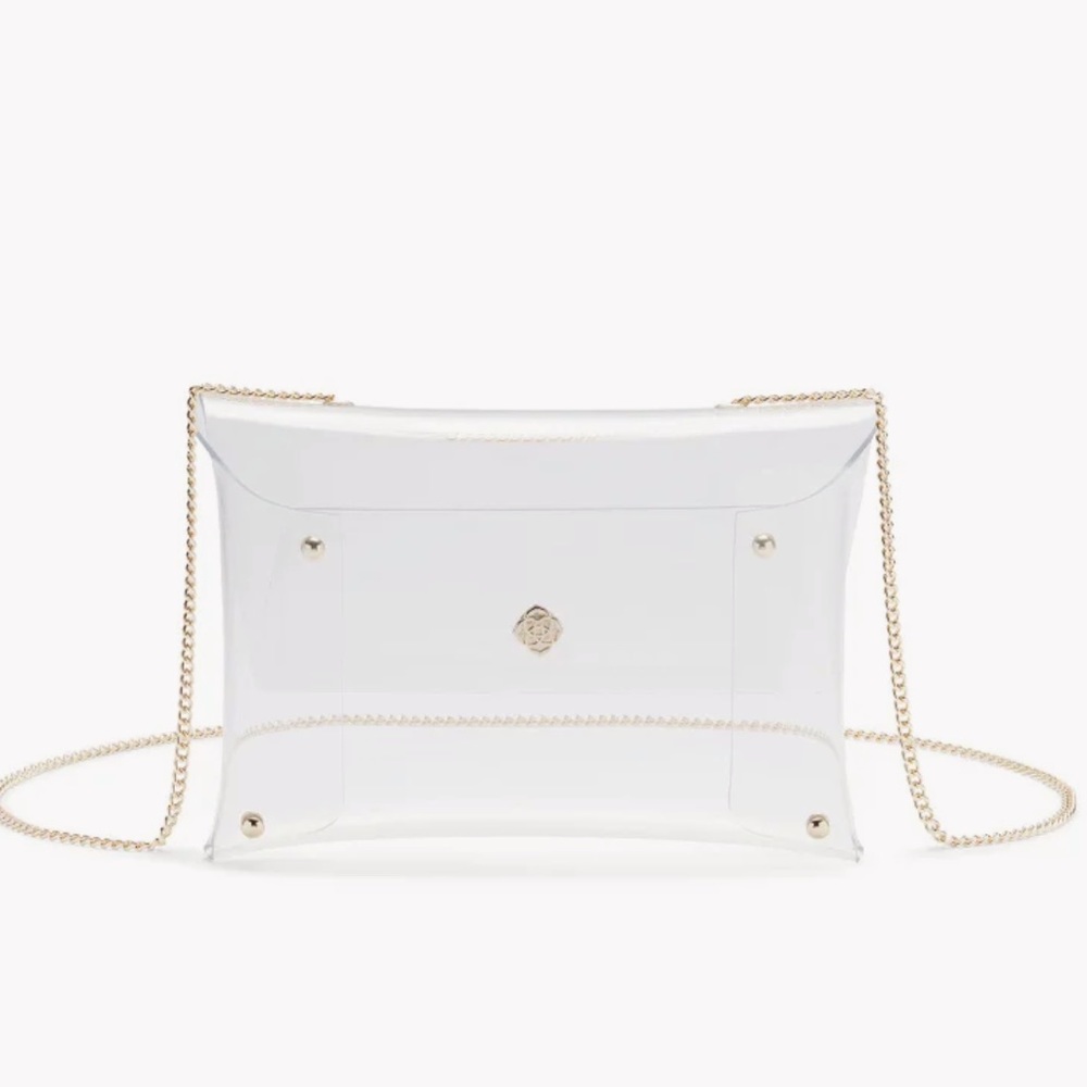 KENDRA SCOTT clear crossbody bag. BRAND NEW in original packaging